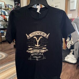 Bella Canvas Yellowstone Black Tee